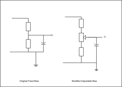 Fender Blues junior bias modification