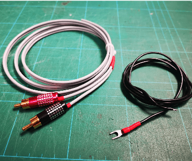 Budget technics 1210 cable handmade