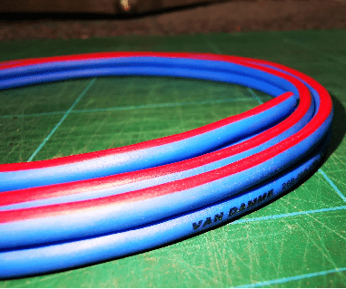 Technics 1210 VDC blue cable