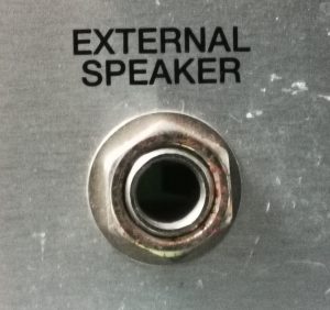 Profile 8 External speaker socket
