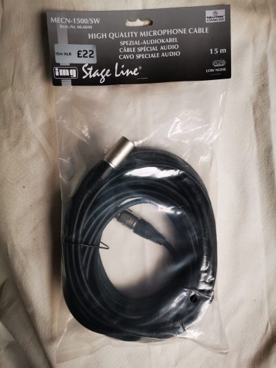 15m long microphone cable