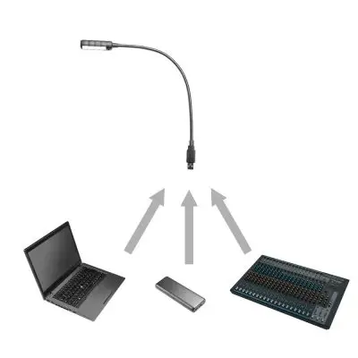 Usb gooseneck led light